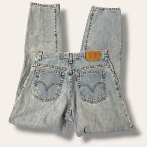 Levis 550 Jeans Womens 10 Classic Relaxed Tapered Leg Light Wash Blue Casual